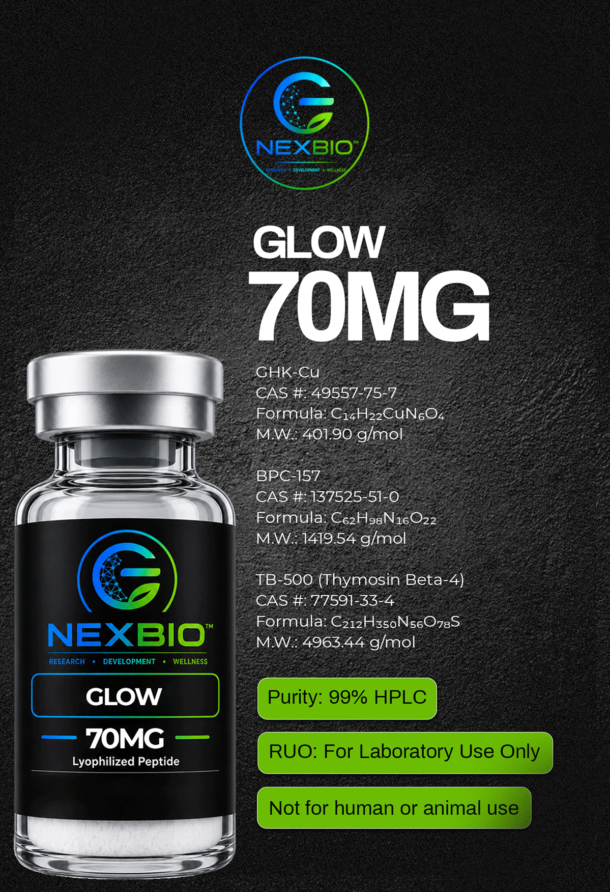 GLOW 70MG