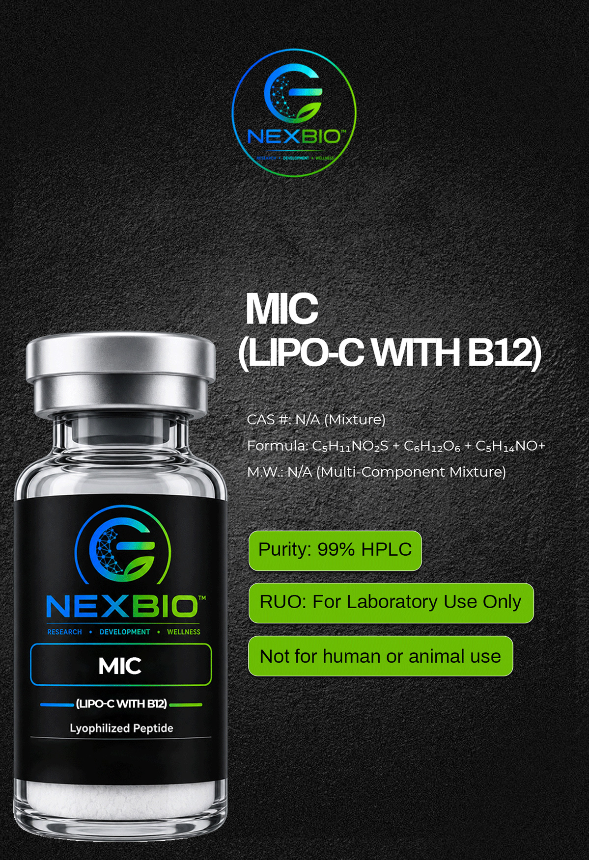 MIC (Lipo-C with B12) 10MG